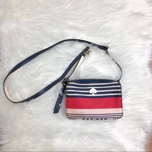 Kate Spade Striped Mini Crossbody Bag